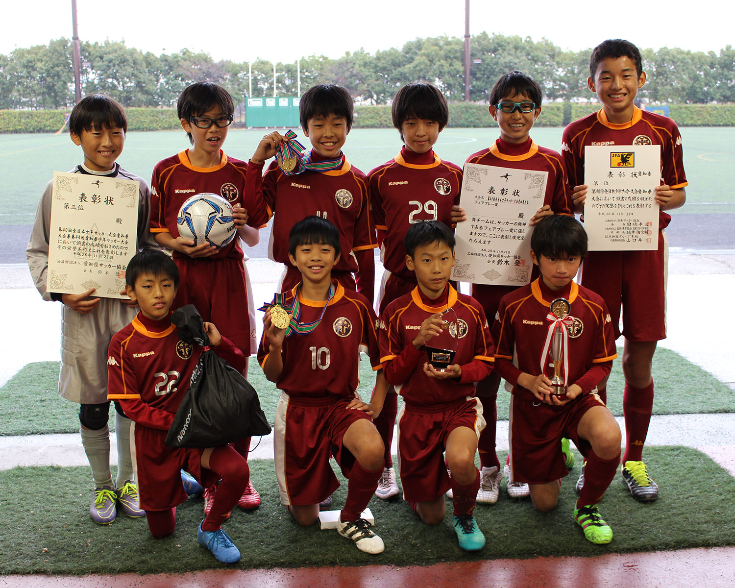 U-12A全日本少年サッカー大会結果